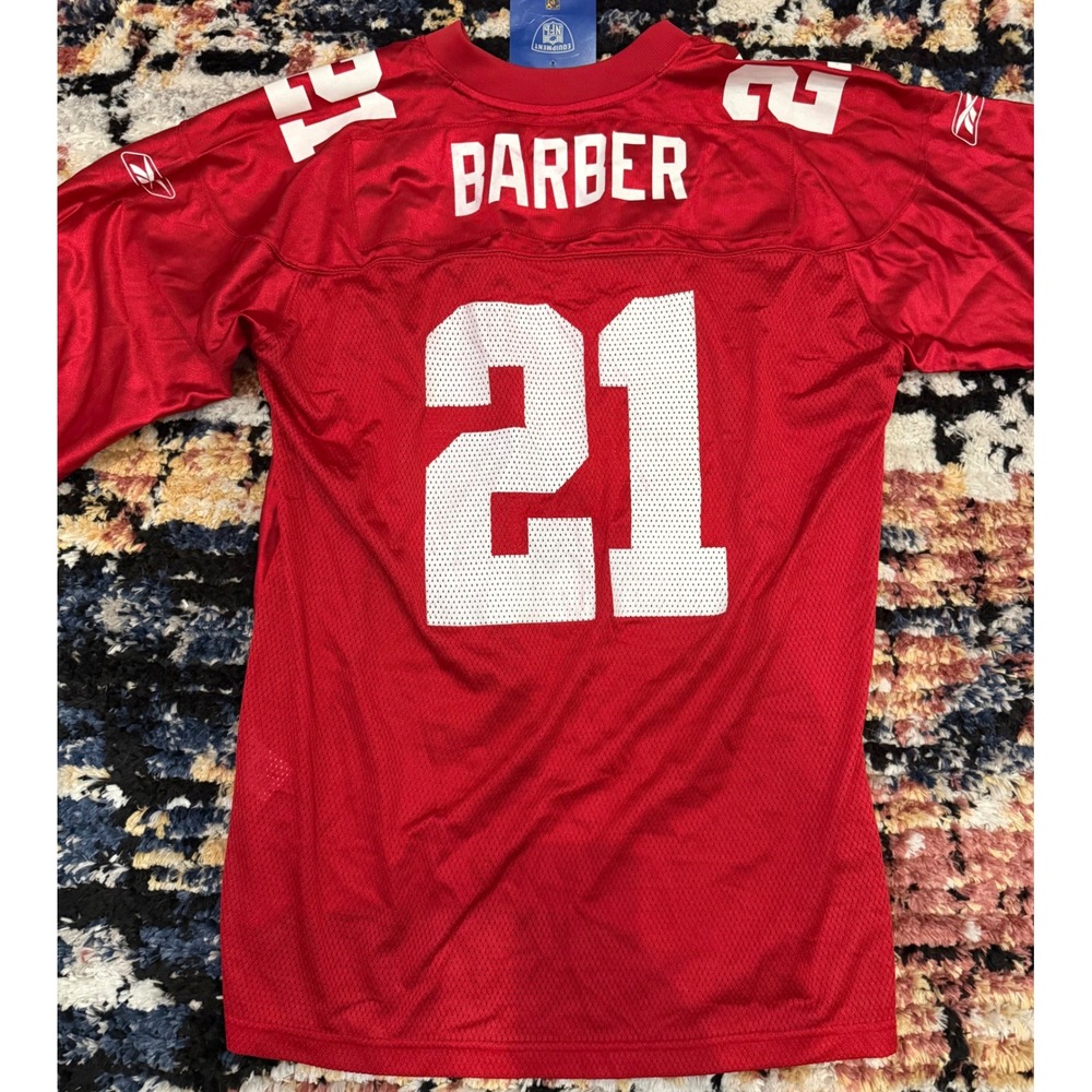 Vintage Reebok NFL New York Giants Tiki Barber 21 Jersey Dead stock large